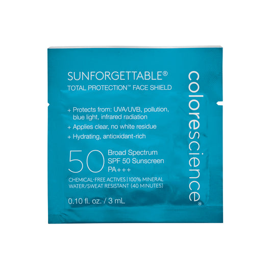 SUNFORGETTABLE® TOTAL PROTECTION™ FACE SHIELD SPF50 FOIL SAMPLE
