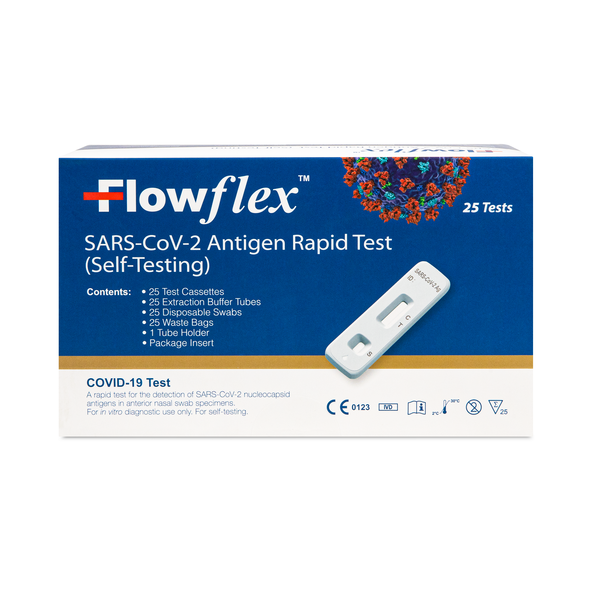 Flowflex™ SARS-CoV-2 Antigen Rapid Test (Self Testing) – CASE (4 boxes)